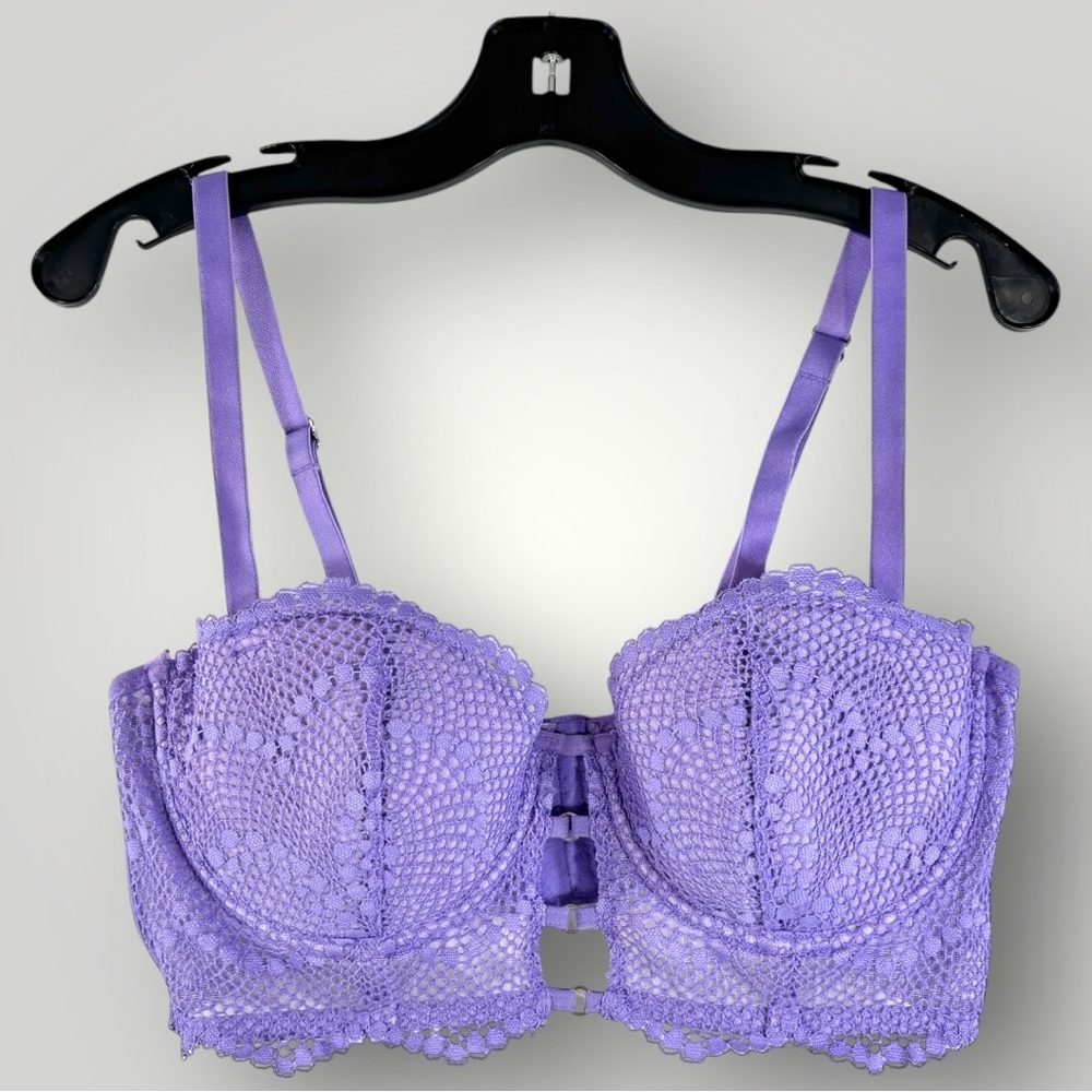 Adore Me Lace Push Up Bralette Bra Size 34C NWOT